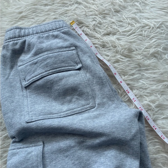 Aritzia Light Gray Cargo Joggers sweat fleece COZY fleece - Picture 8 of 11